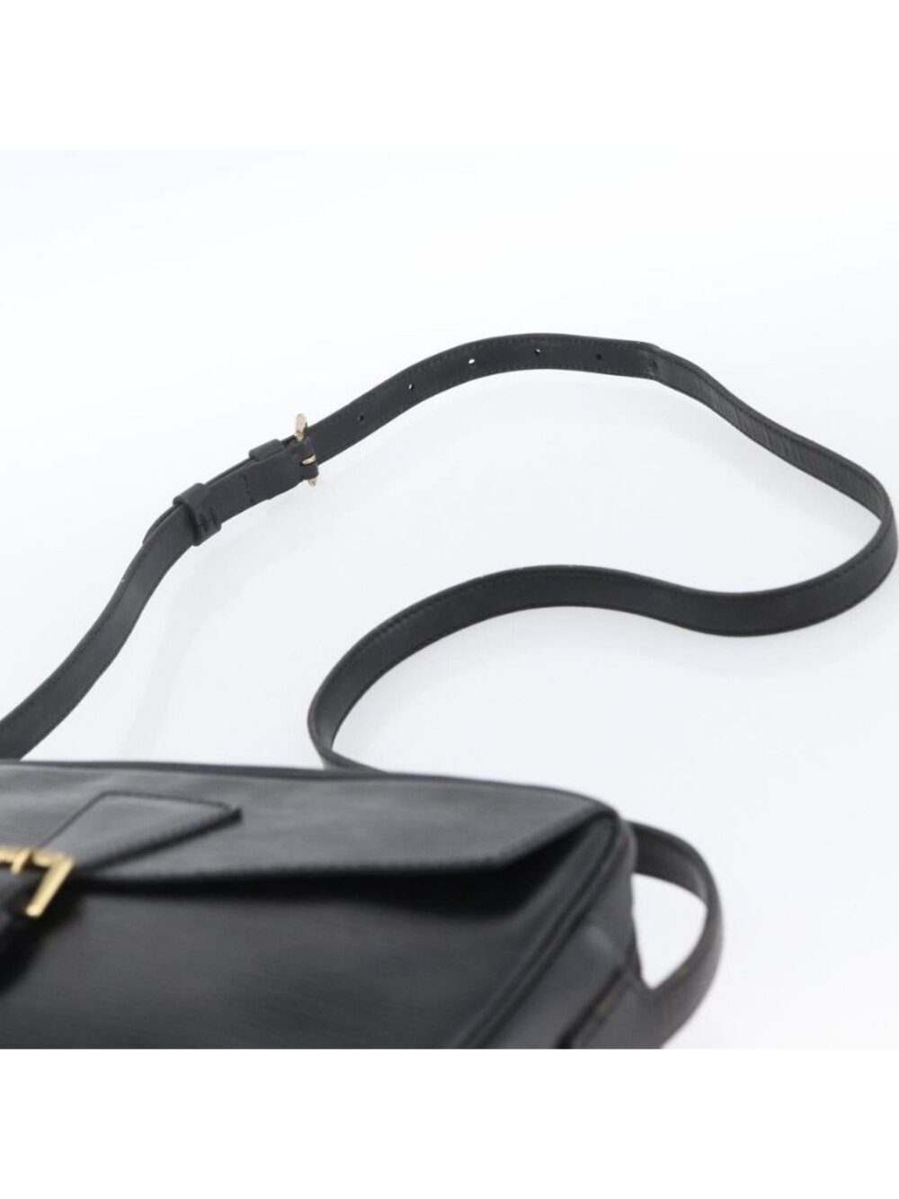 Authentic LOUIS VUITTON Epi Jeune Fille MM Shoulder Bag Black M52152 LV - Picture 15 of 16